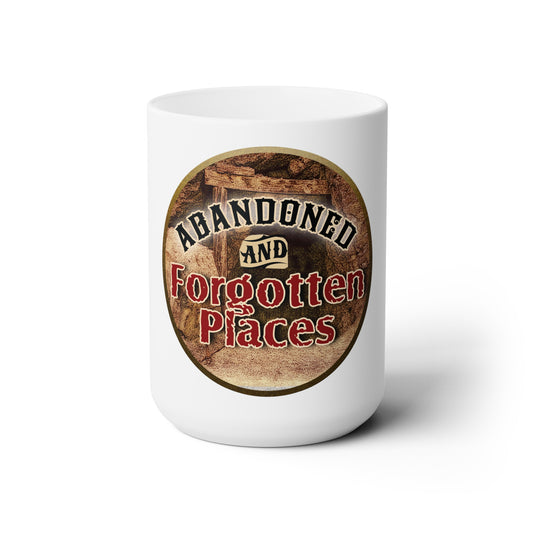 Abandoned & Forgotten Places Logo, 15oz Mug