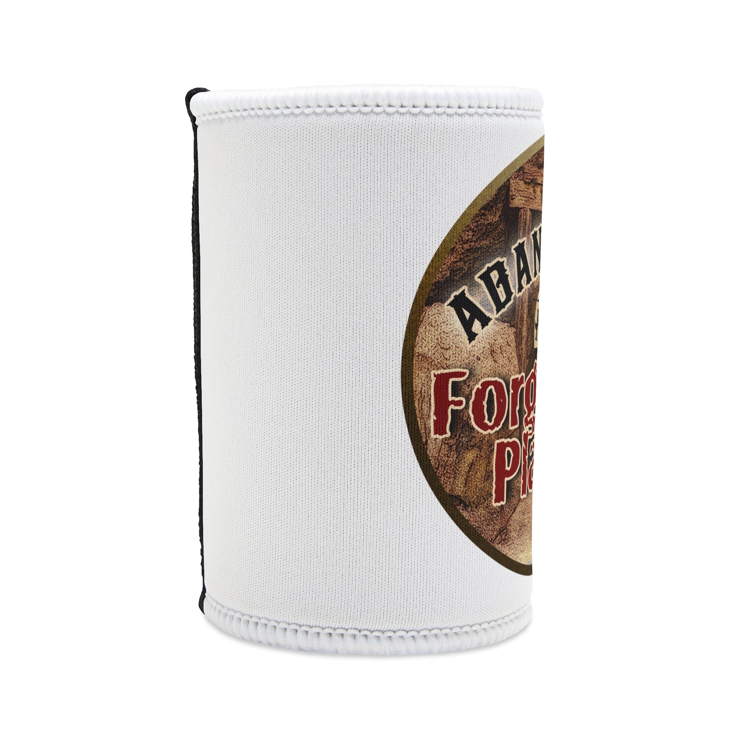 A&FP Logo Stubby Cooler (White)