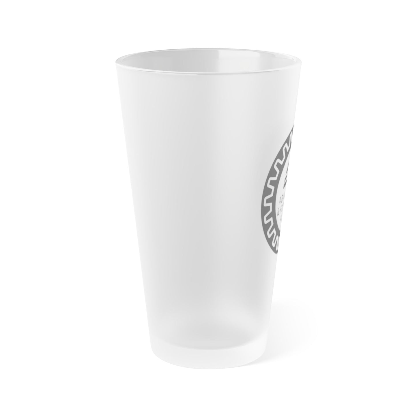 Abandoned and Forgotten Places Frosted Pint Glass, 16oz