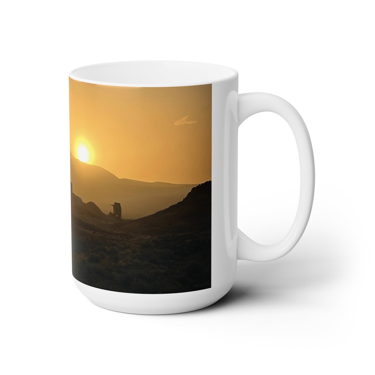 Abandoned & Forgotten Places Sunset Mug, 15oz