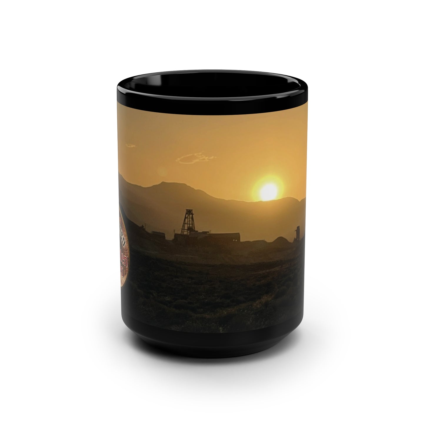 Abandoned & Forgotten Places Sunset Mug, 15oz